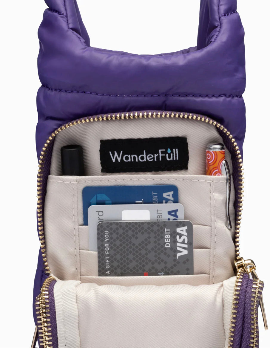 Deep Violet Matte HydroBag with Matching Solid Strap