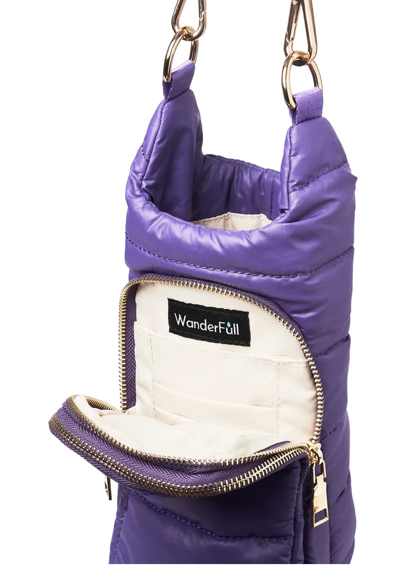Deep Violet Matte HydroBag with Matching Solid Strap