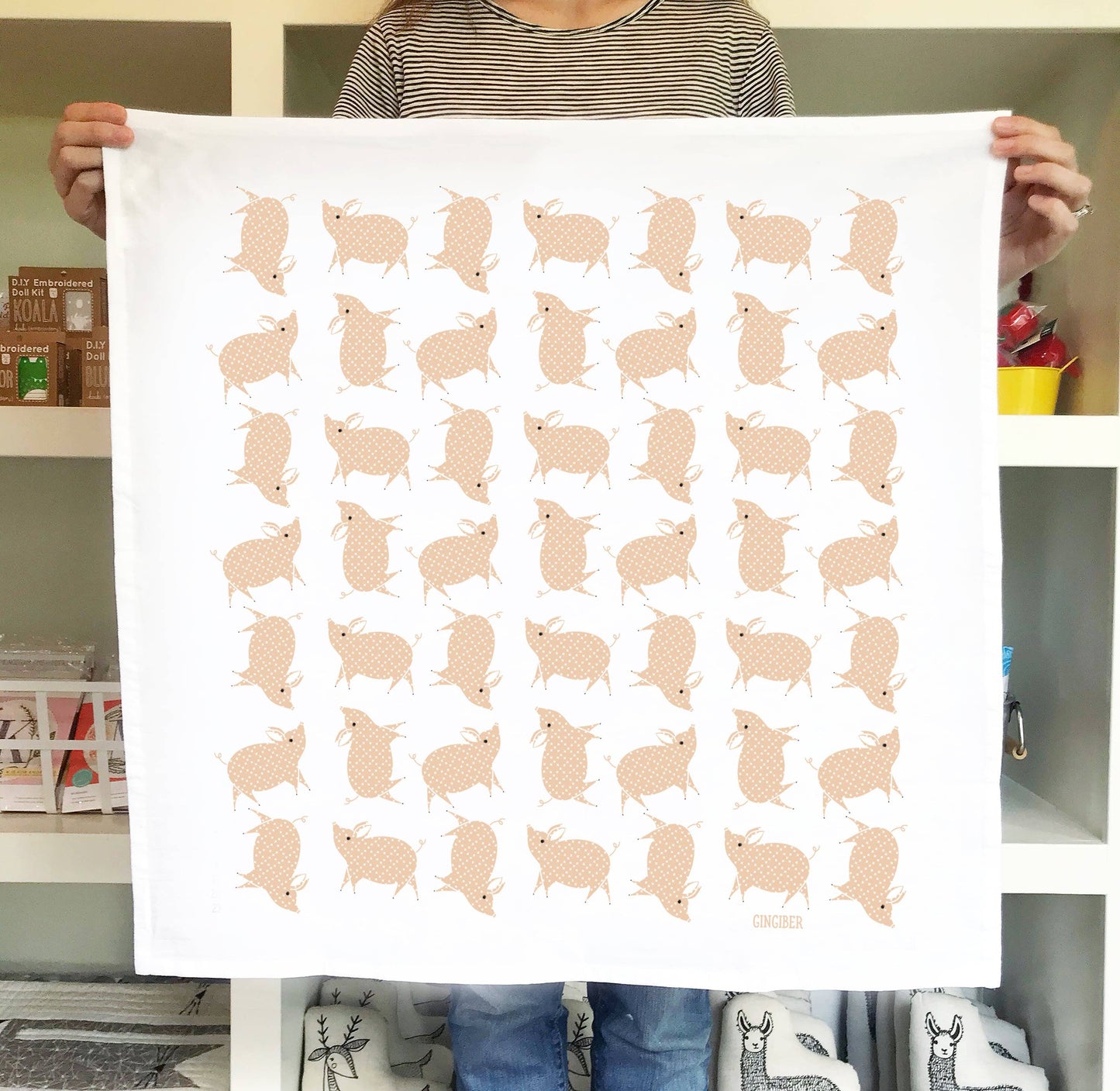 Pig Tea Towel