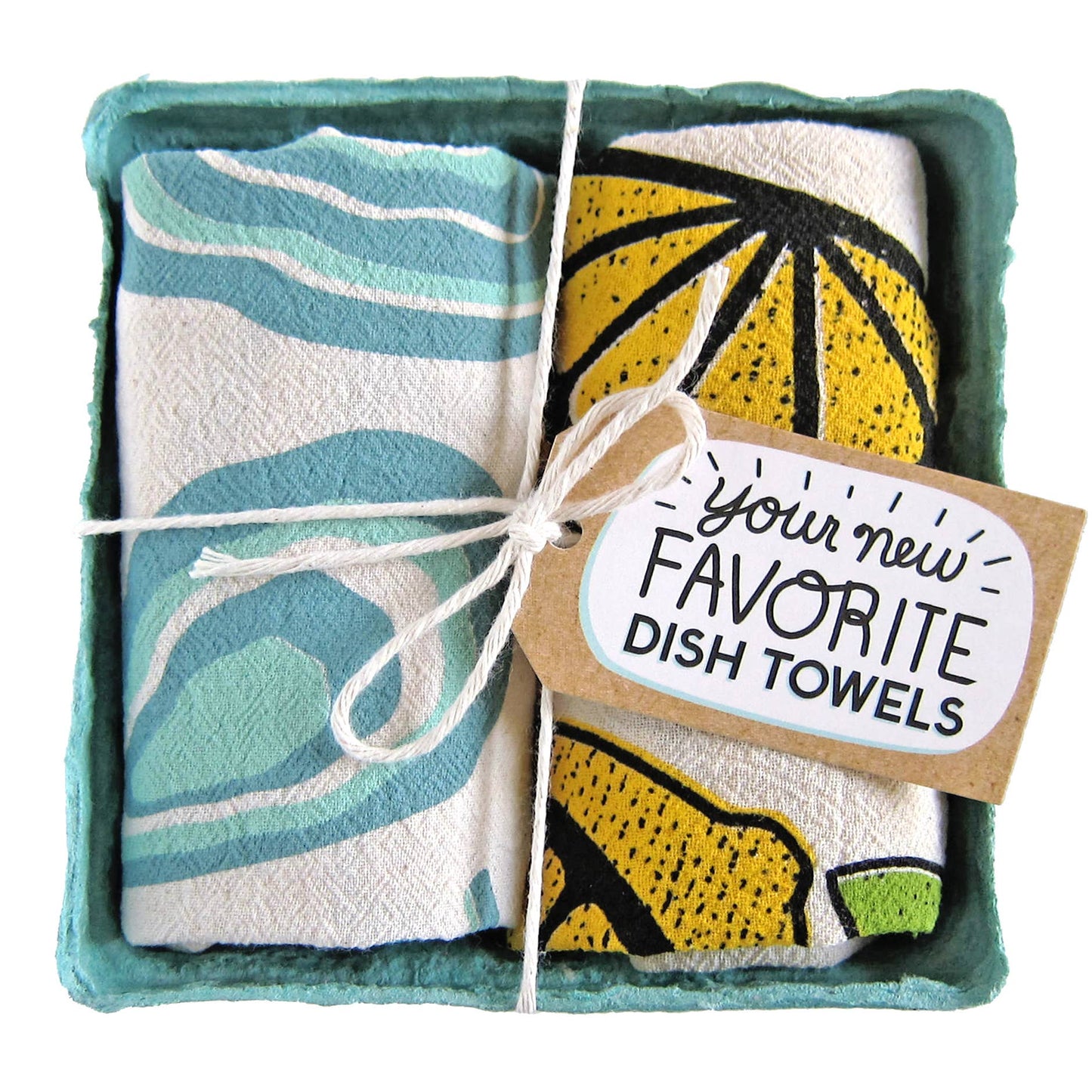 Fresh Oysters - Dish Towel Set of 2