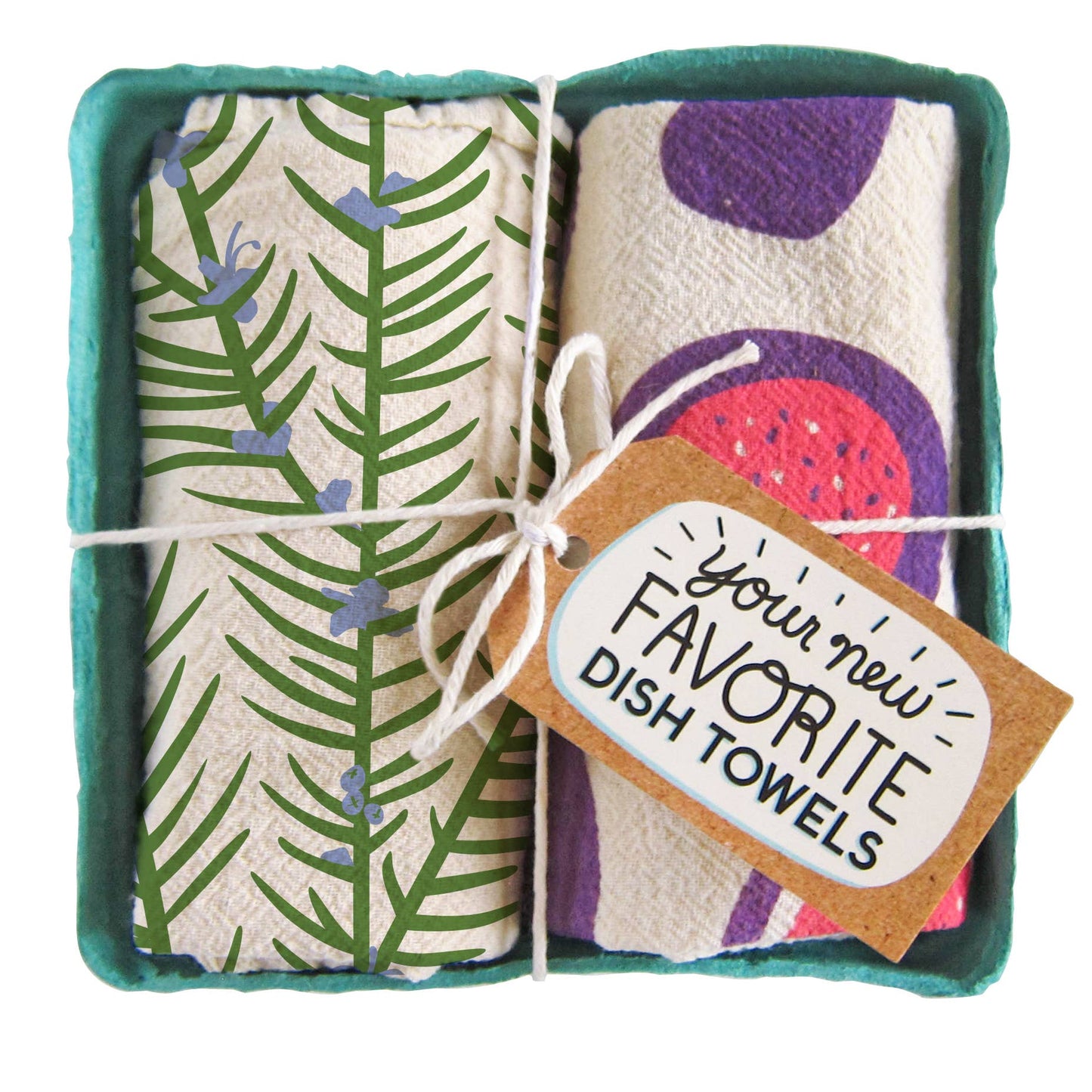 Rosemary + Figs - Dish Towel Set of 2