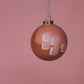 Modern "TINSEL" Hand Painted Ornament