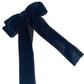 Classic Velvet Hair Bow Barrette | Red