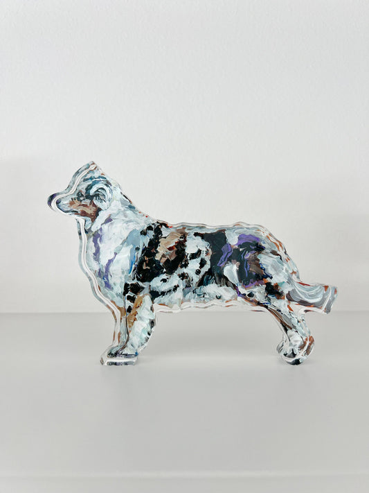 "Australian Shepherd" Acrylic Dog