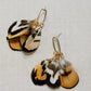 Quail Feather Statement Tassel Earrings