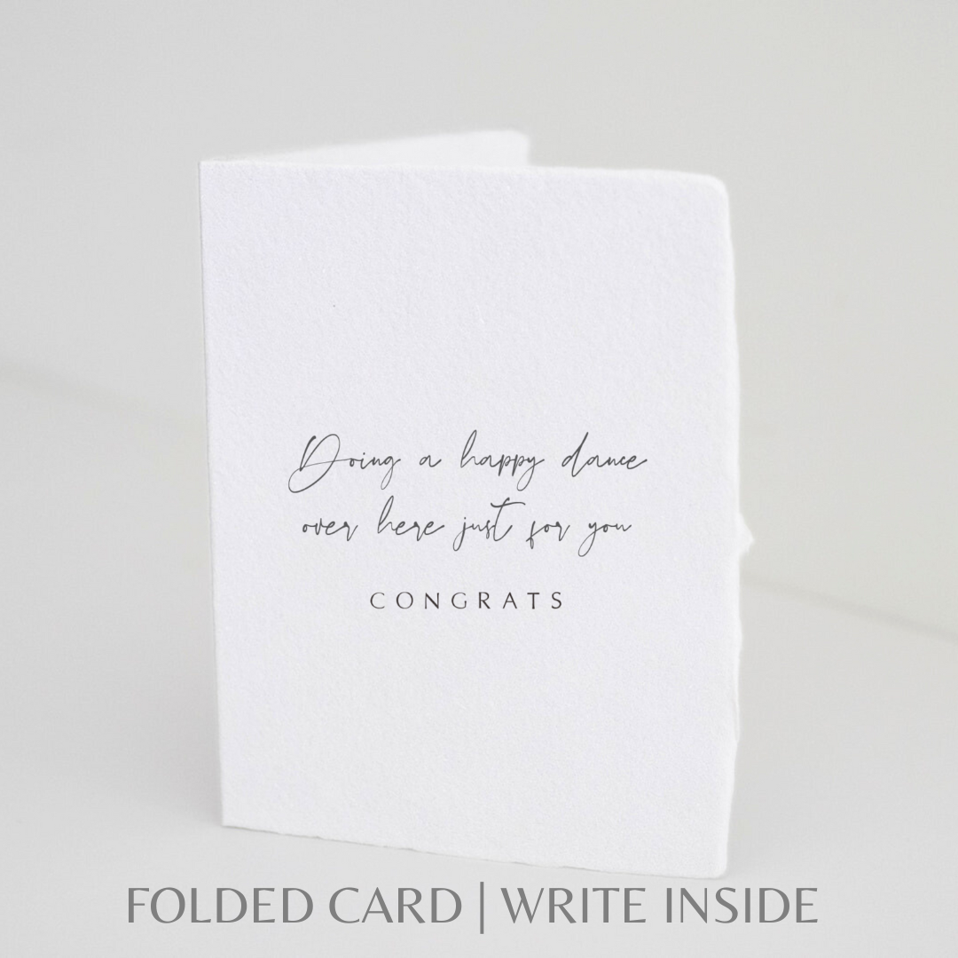Happy Dance For You | Congratulations Card