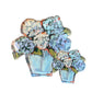 Blue Hydrangea Acrylic Bloom Block BITTY: Bitty Block