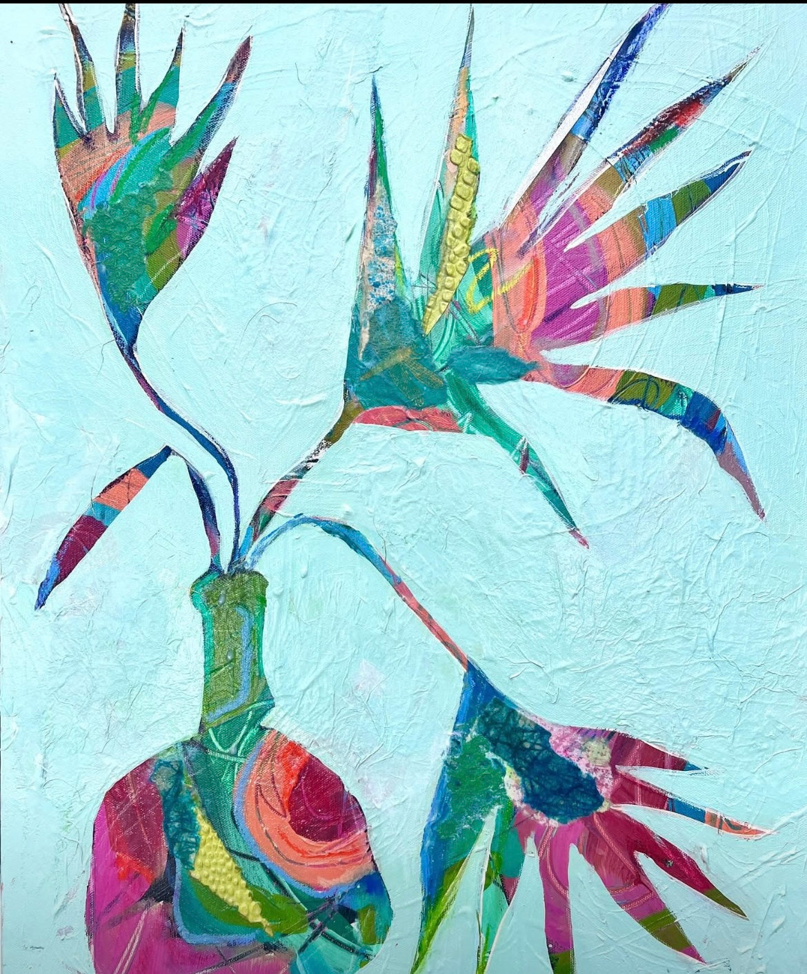 “Three Fronds in a Vase”