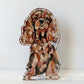 “Cavalier King Charles Ruby” acrylic shelfie