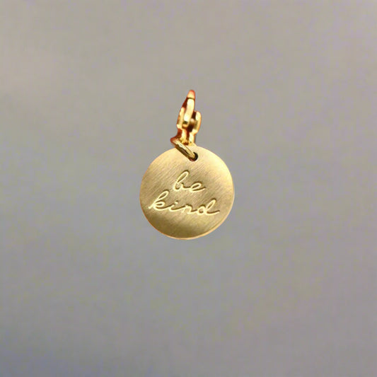 ‘Be Kind’ Engraved Charm