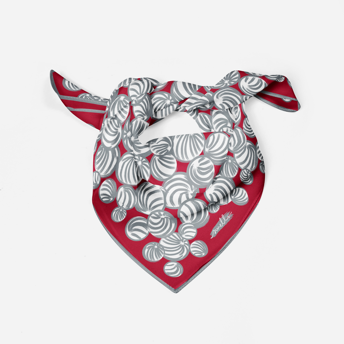 Crimson + Grey Gameday Scarf