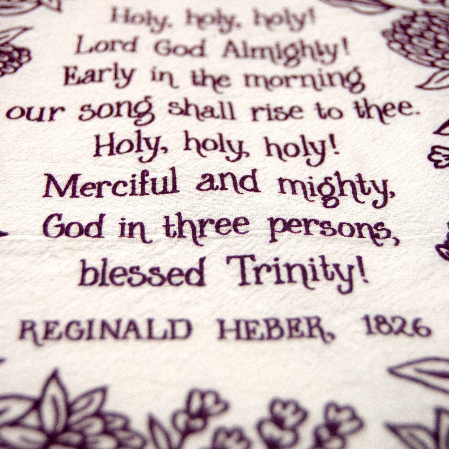 Holy, Holy, Holy! Hymn Tea Towel