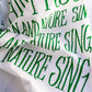 Joy to the World Hymn Tea Towel - Ivy