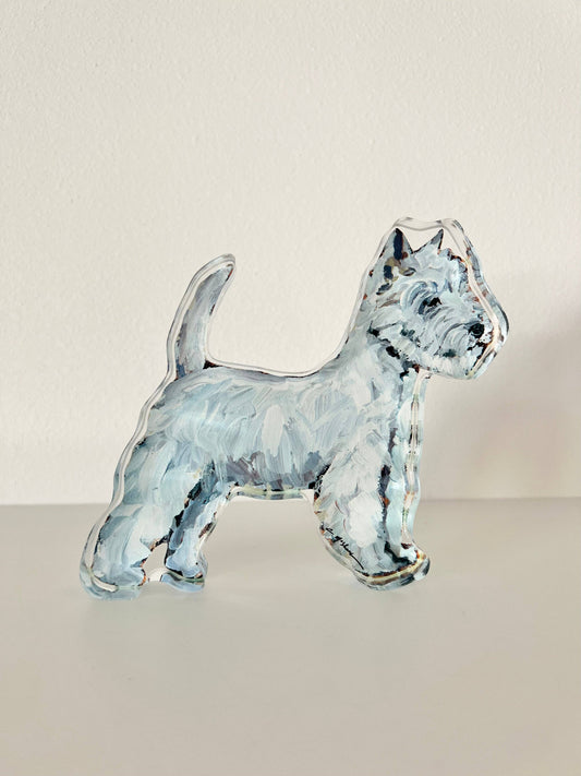 "Westie" Acrylic Dog
