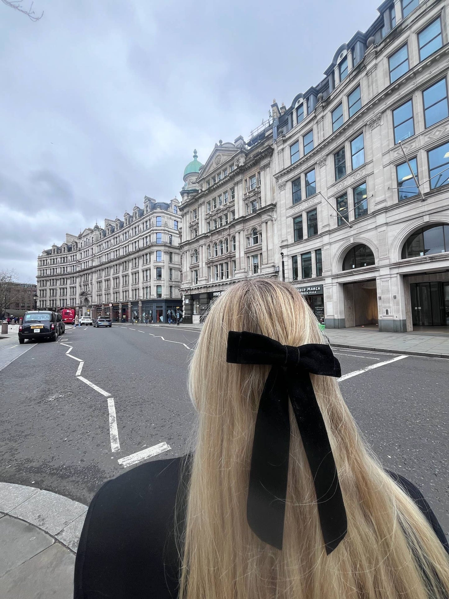 Classic Velvet Hair Bow Barrette | Red