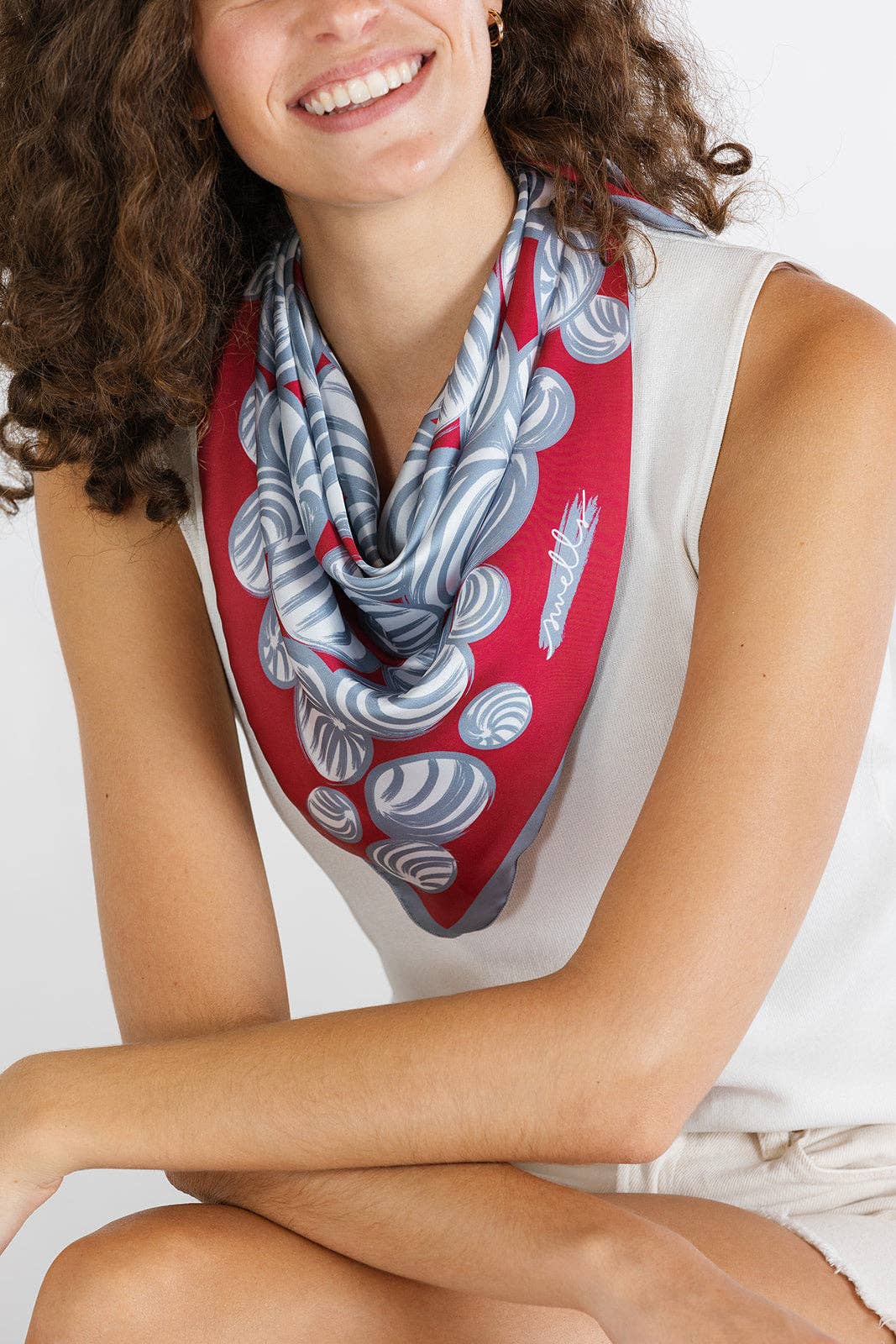 Crimson + Grey Gameday Scarf