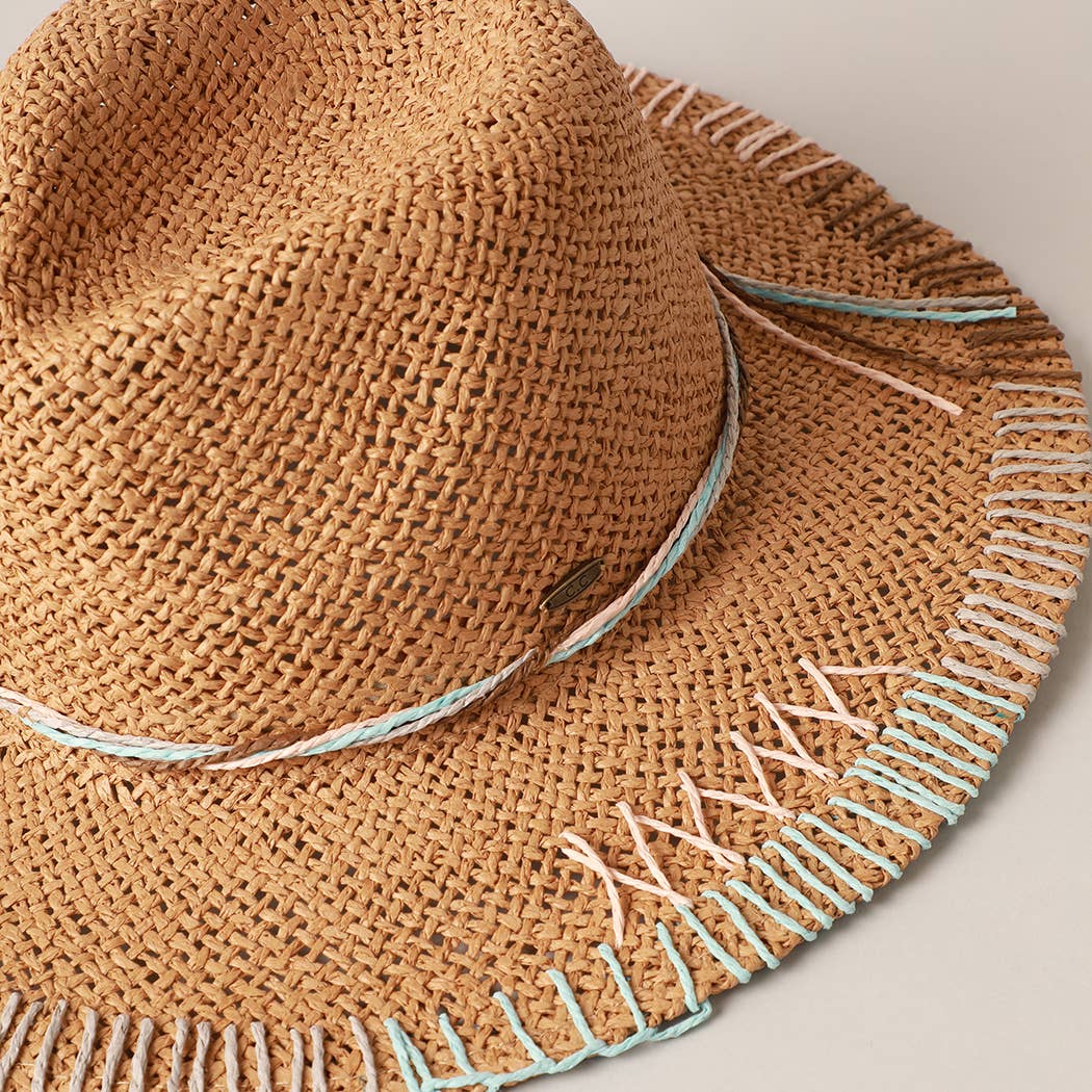 Kat Stitched Panama Hat