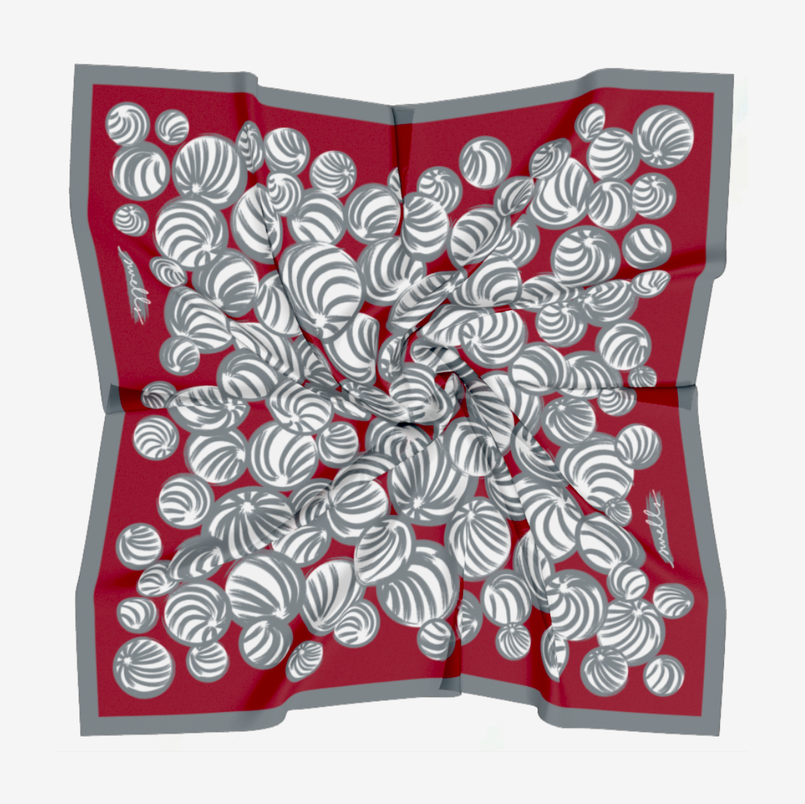 Crimson + Grey Gameday Scarf