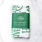 Joy to the World Hymn Tea Towel - Ivy