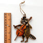 Wooden Raccoon Ornament
