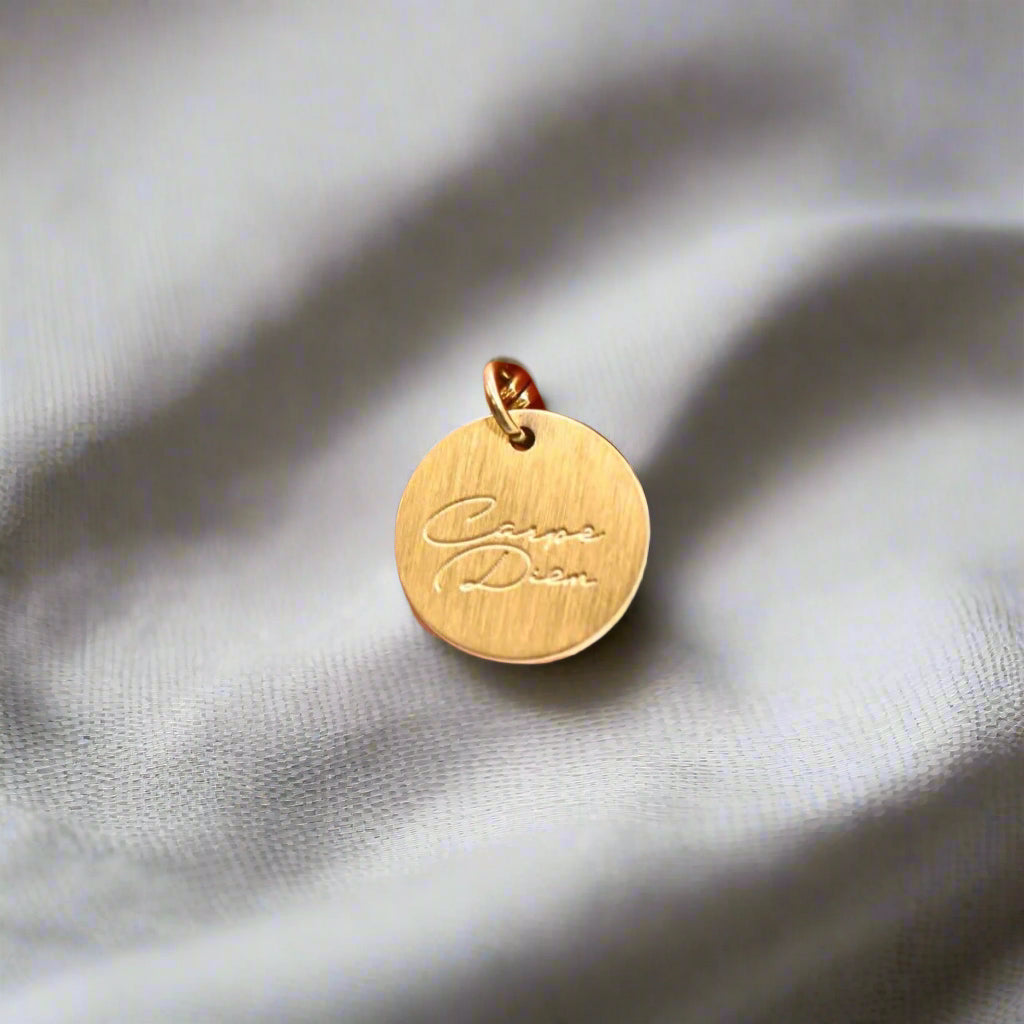 ‘Carpe Diem’ Engraved Charm