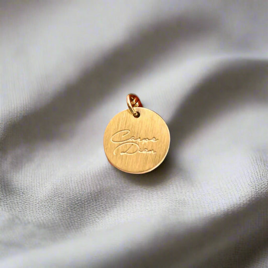 ‘Carpe Diem’ Engraved Charm