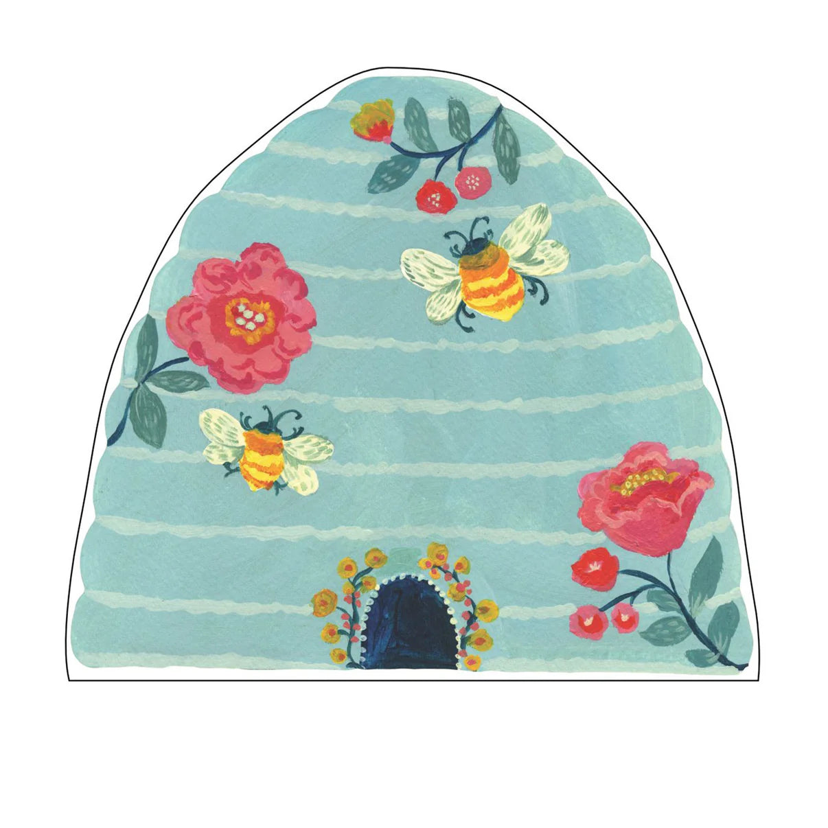 Beehive Acrylic Cutout Shelfie