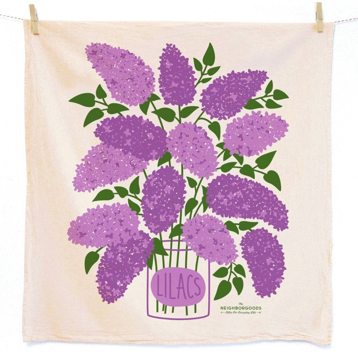 I Lilac Purple - Dish Towel Set of 2