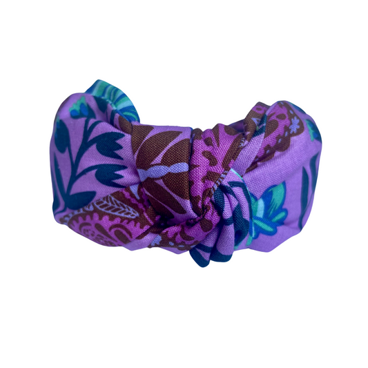 Night Garden Knot Headband