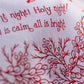 Silent Night Christmas Hymn Tea Towel