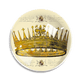 Vintage Crown Crystal Dome Paperweight