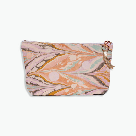 Large Tiger Lily Marbled Pouch
