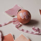 Modern "TINSEL" Hand Painted Ornament