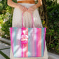 Rain Unicorn Swirl Citron Tote: Medium