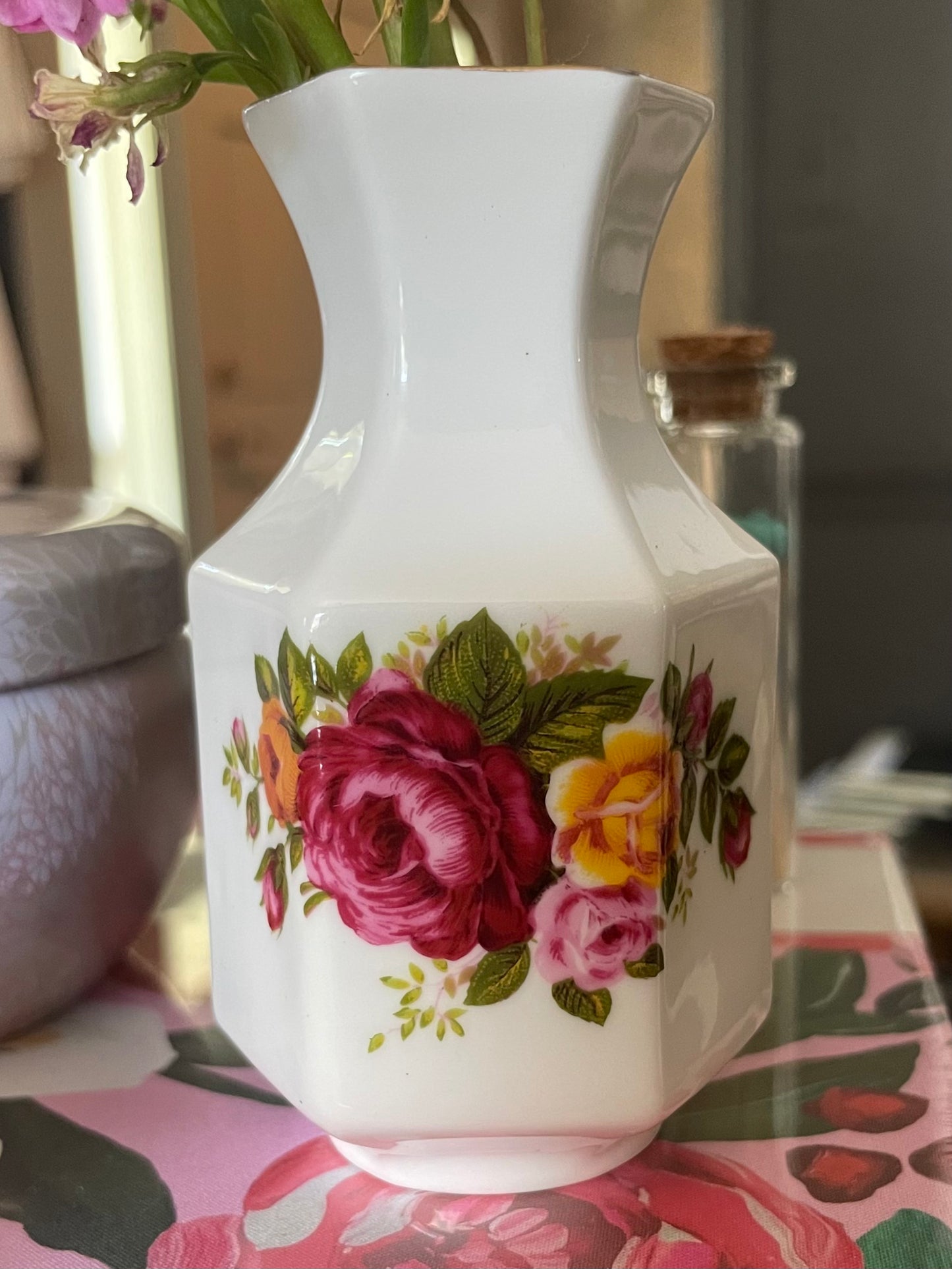 Mini Vase with Flowers