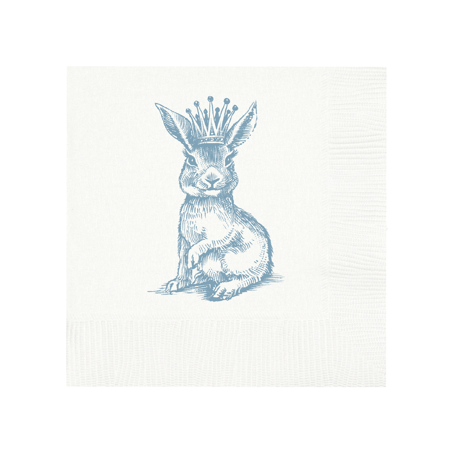 Royal Bunny Beverage Napkins