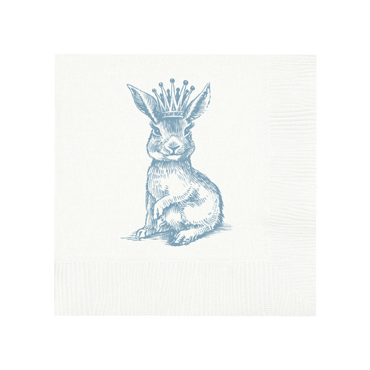 Royal Bunny Beverage Napkins