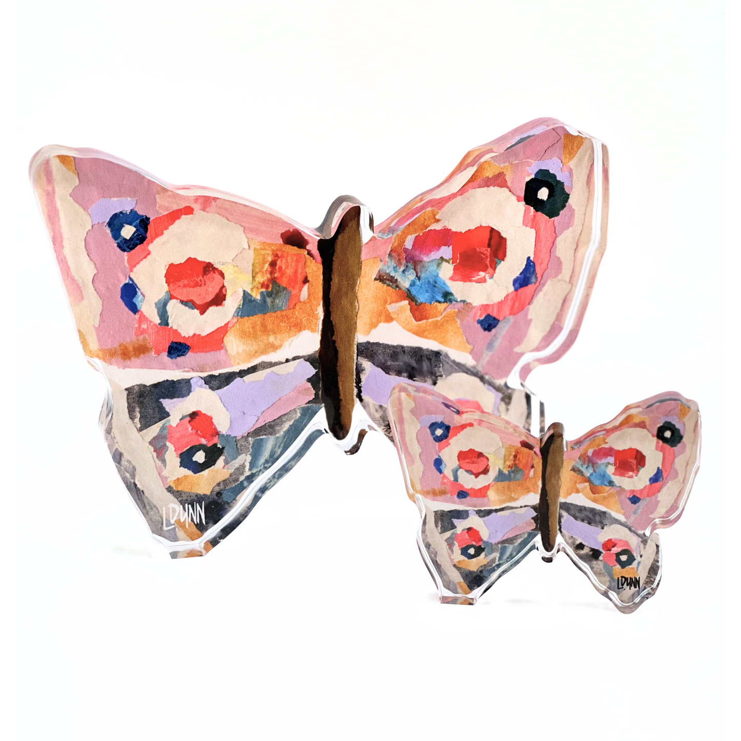 LAVENDER HAZE ACRYLIC BUTTERFLY LARGE