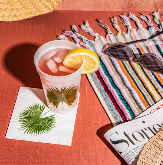 Palm Beverage Napkins