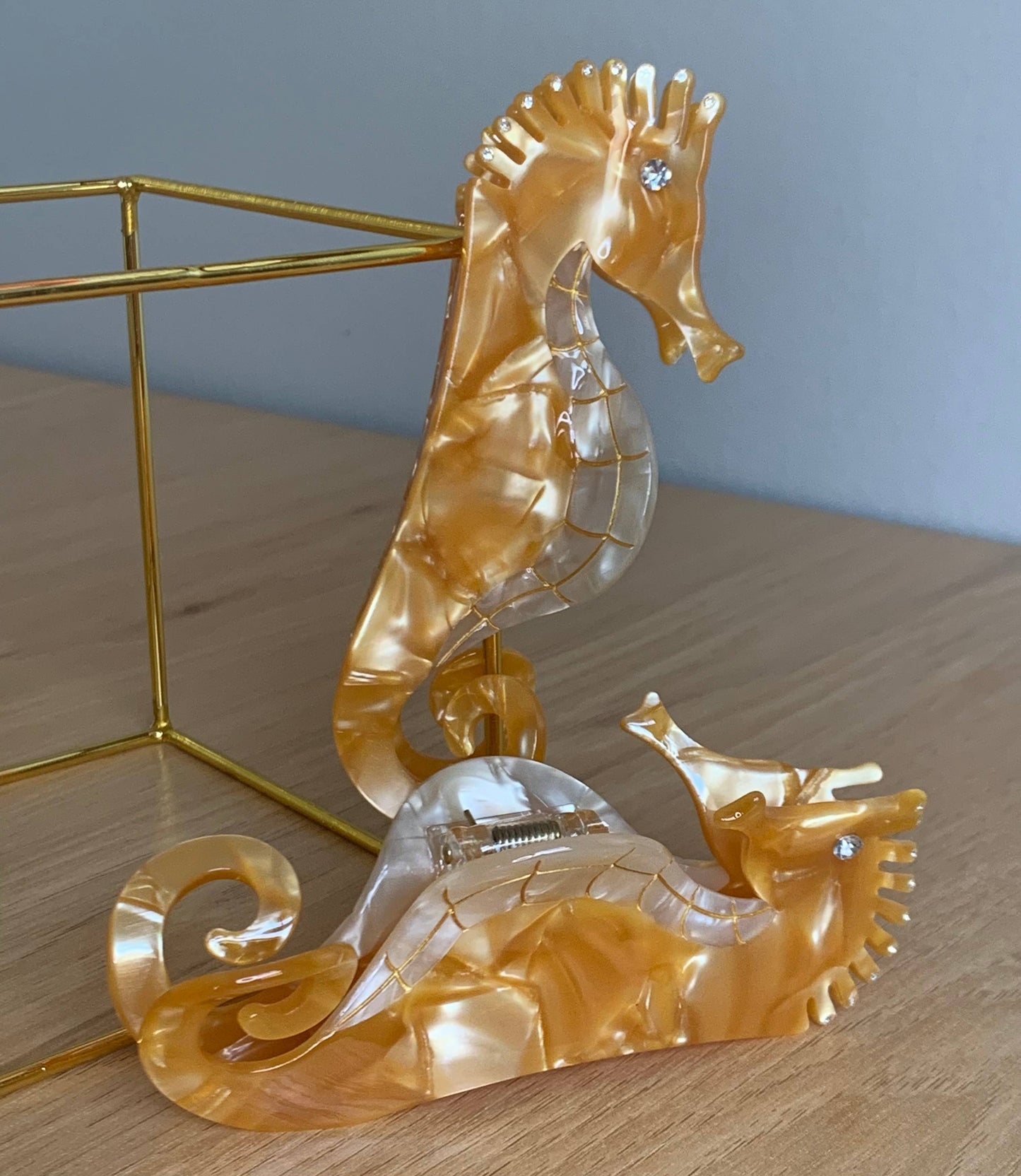 Seahorse Hair Claw - Seaweed