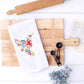 Hummingbird Flour Sack Tea Towel: Towels with Hangers