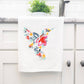 Hummingbird Flour Sack Tea Towel: Towels with Hangers
