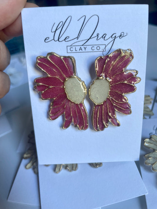 Daisy Earring in Chateau Rose