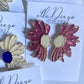 Daisy Earring in Chateau Rose