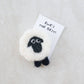 A Big Fluffy Thank Ewe Wool Felt Sheep In A Matchbox