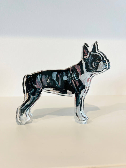 "Boston Terrier" Acrylic Dog