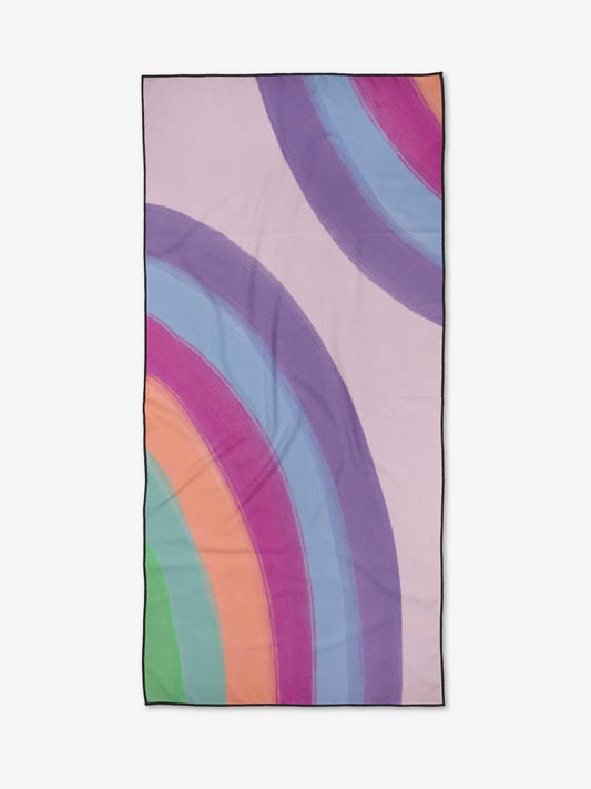 Violet Rainbow Beach Towel