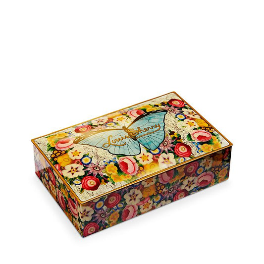 Louis Sherry Chocolate Tin 12Pc John Derian Butterfly