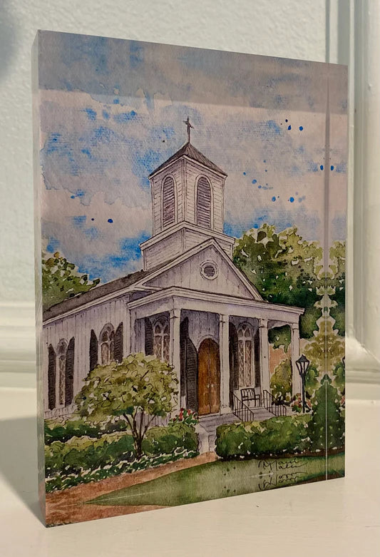 St. Paul’s Chapel, Mobile- 5x7 Acrylic Block