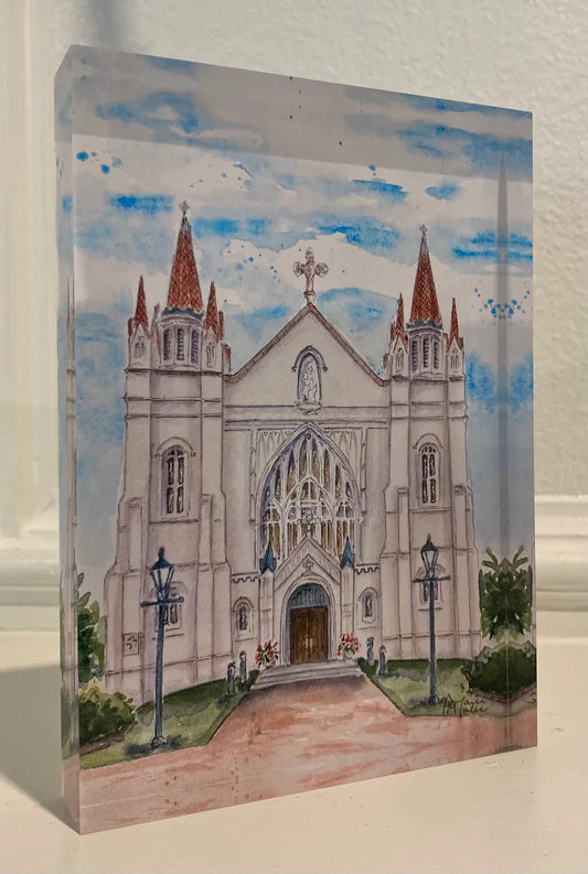 St. Joseph Chapel, Mobile- 5x7 Acrylic Block